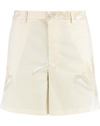 BOSS - Boss Printed Bermuda Shorts - Lyst