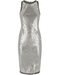 The Attico - The Sequinned Mini Dress - Lyst