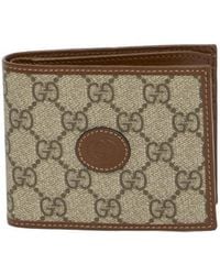 Gucci - Gg Supreme-Canvas Bi-Fold Wallet - Lyst