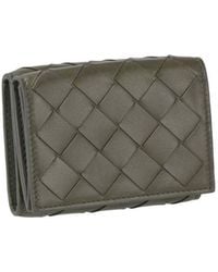 Bottega Veneta - Intrecciato 3-Fold Wallet - Lyst