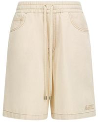 Amiri - Drawstring Logo Shorts - Lyst