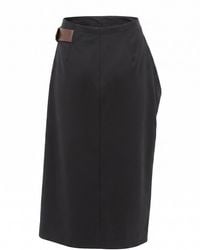 Bottega Veneta - Grain De Poudre Skirt - Lyst