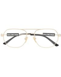 Balenciaga - Eyewear Geometric Frame Glasses - Lyst