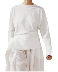 DARKPARK - Asymmetric Panel Long-Sleeve T-Shirt - Lyst