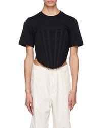 Dion Lee - Corset Organic Cotton T-Shirt - Lyst