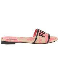 Fendi - Canvas Slides - Lyst