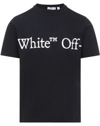 Off-White c/o Virgil Abloh - Logo-Print T-Shirt - Lyst