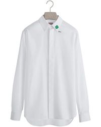 Dior - Shirt With Clover Embroidery - Lyst