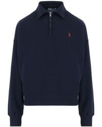 Polo Ralph Lauren - Logo Contrast Sweatshirt - Lyst