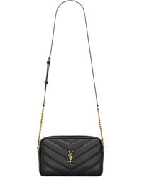 Saint Laurent - Loulou Zip-Up Camara Bag - Lyst