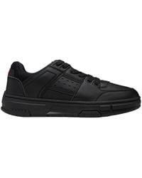BOSS - Hugo Mesh Panel Low-Top Sneakers - Lyst