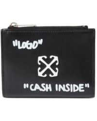 Off-White c/o Virgil Abloh - Jitney Quote Zipped Bifold Wallet - Lyst