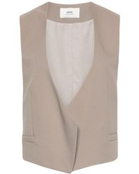 Ami Paris - Open-Front Waistcoat - Lyst