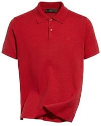 Gucci - Knit Silk Cotton Polo Shirt - Lyst