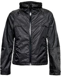 McQueen - Allover Skull Jacquard Hooded Jacket - Lyst