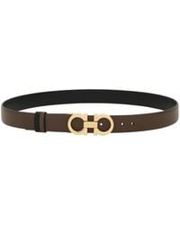 Ferragamo - Reversible And Adjustable Gancini Belt - Lyst