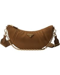 Prada - Re-Nylon Demi-Lune Shoulder Bag - Lyst