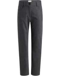KHAITE - Callum Low Rise Tapered Leg Trousers - Lyst