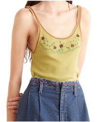 Bode - Floral Pattern Vest - Lyst