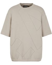 Emporio Armani - Short-Sleeved Round Collar T-Shirt - Lyst
