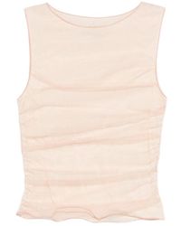 Patrizia Pepe - Gathered Blouse - Lyst