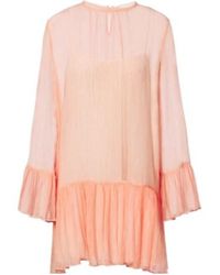 Ulla Johnson - Emmeline Ruffled Silk Chiffon Minidress - Lyst