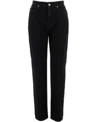 McQueen - High Waist Jeans - Lyst
