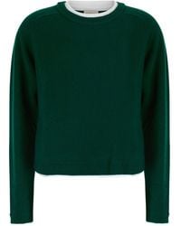 Semicouture - Semi Couture Sarah Crew Neck Knitted Sweater - Lyst