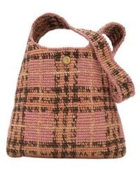 Burberry - Margate Checked Shoulder Bag - Lyst