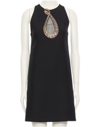 Valentino - Embellished Crewneck Dress - Lyst