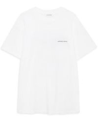 Anine Bing - Short-Sleeved Crew Neck T-Shirt - Lyst