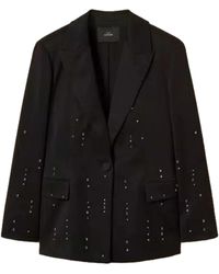 Twinset - Embellished Crystal Blazer - Lyst