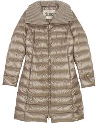 Herno - Logo Quilted Down Jacket - Lyst