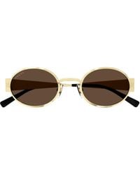 Gucci - Eyewear Oval-Frame Sunglasses - Lyst