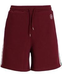 Drole de Monsieur - Side-Stripe Cotton Shorts - Lyst