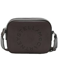 Stella McCartney - Perforated Logo Strapped Camera Crossbody Bag - Lyst