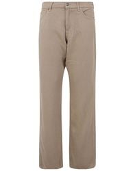 7 For All Mankind - Tess Logo-Patch Straight-Leg Trousers - Lyst