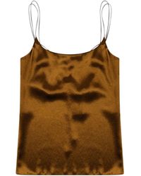 Alysi - Satin Camisole Top - Lyst