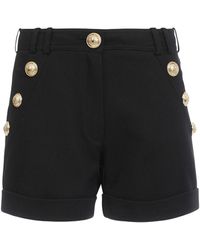 Balmain - Belt-Loop Shorts - Lyst