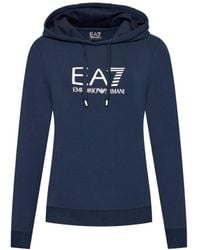 EA7 - Logo Details Sweater - Lyst