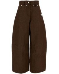 Simone Rocha - Curved-Leg Utility Jeans - Lyst