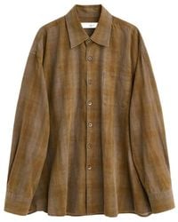 Our Legacy - Borrowed Oversized Check Shirt - Lyst