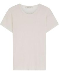 Phoebe Philo - Ribbed Crew-Neck T-Shirt - Lyst