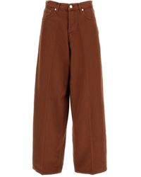 Haikure - Logo Patch Wide-Leg Jeans - Lyst