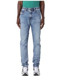 DIESEL - 1979 Sleenker Logo-Patch Skinny Jeans - Lyst