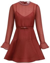 Zimmermann - Alchemy Peplum Mini Dress - Lyst