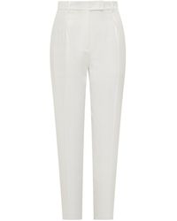 Max Mara - Straight Flat Front Pants - Lyst