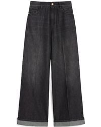 Max Mara - 'S Lusso Wide Leg Jeans - Lyst