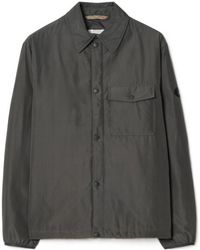 Burberry - Logo Patch Press-Stud Jacket - Lyst
