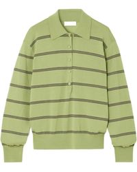 Dries Van Noten - Striped Polo Shirt - Lyst